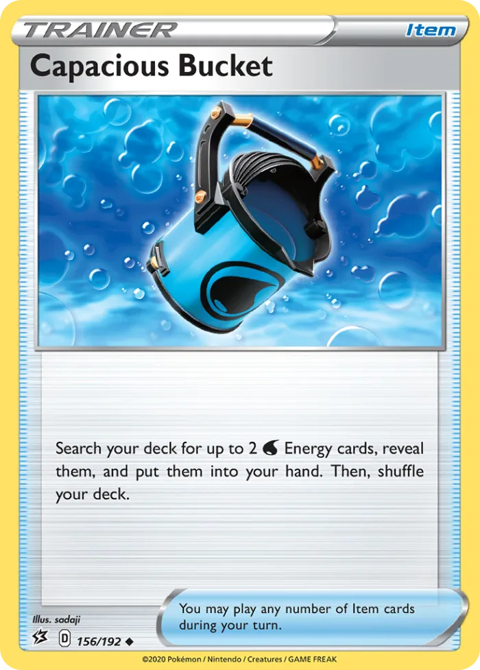 Capacious Bucket #156 Rebel Clash Pokemon card