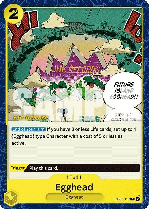 Egghead Promos: 500 Years into the Future card