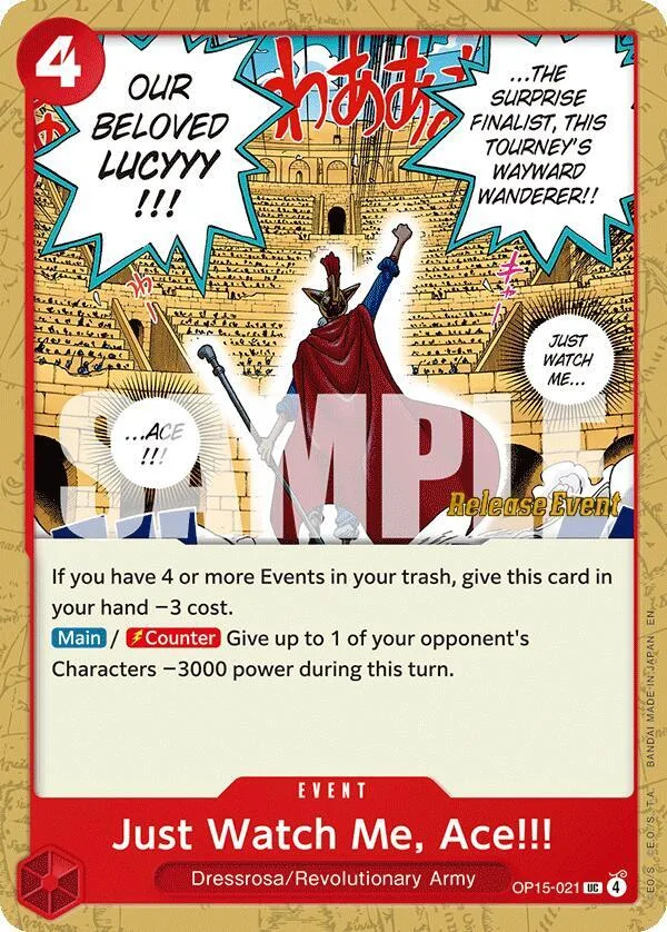 Just Watch Me, Ace!!! Promos: Adventure on Kami's Island card