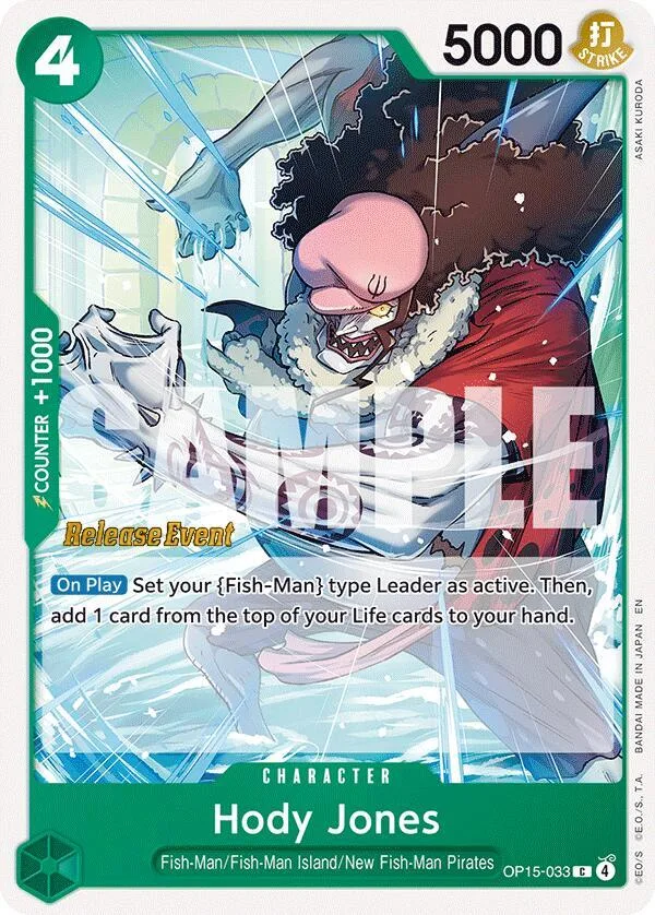 Hody Jones Promos: Adventure on Kami's Island card