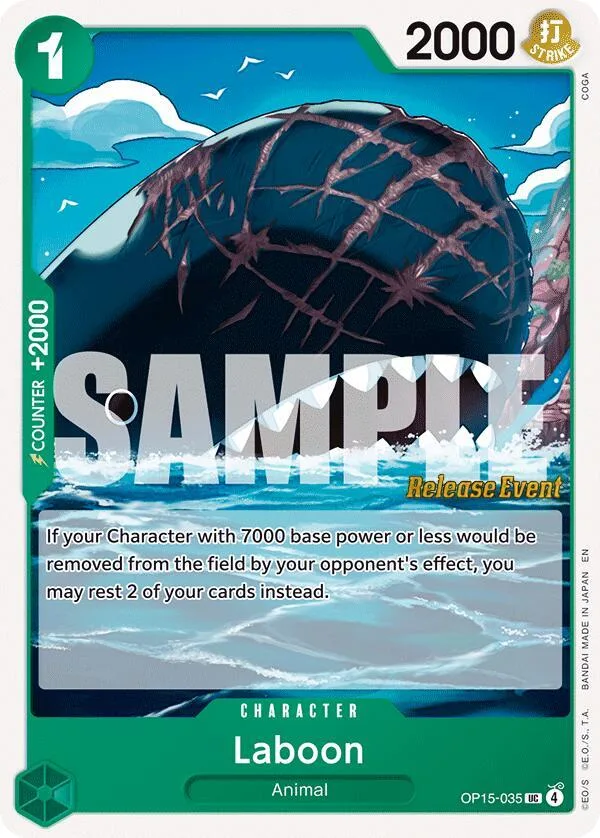 Laboon Promos: Adventure on Kami's Island card