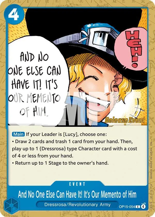 And No One Else Can Have It! It's Our Memento of Him Promos: Adventure on Kami's Island card