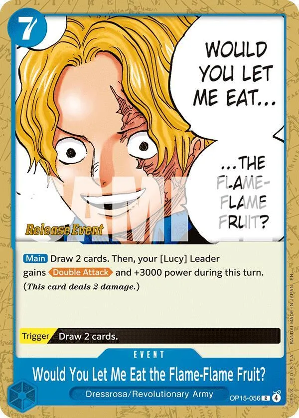 Would You Let Me Eat the Flame-Flame Fruit? Promos: Adventure on Kami's Island card