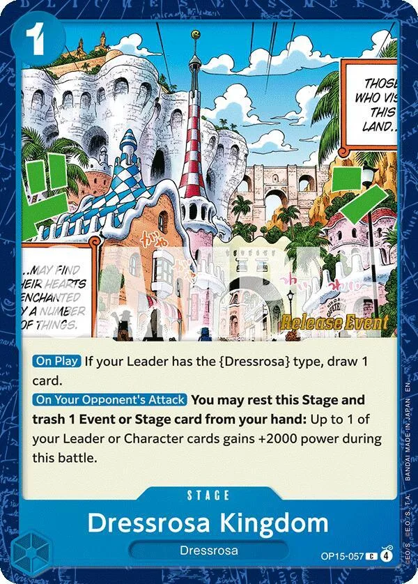 Dressrosa Kingdom Promos: Adventure on Kami's Island card