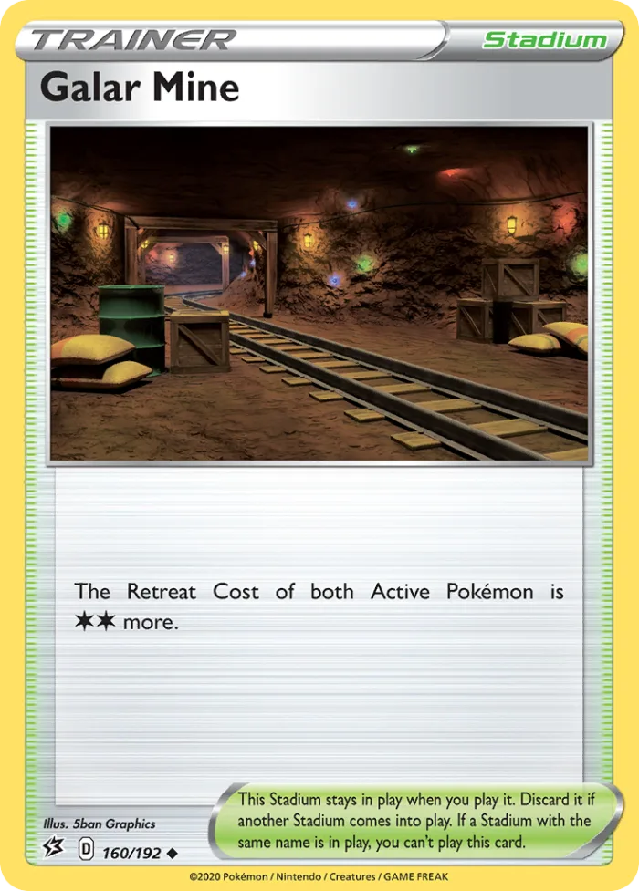 Galar Mine #160 Rebel Clash Pokemon card