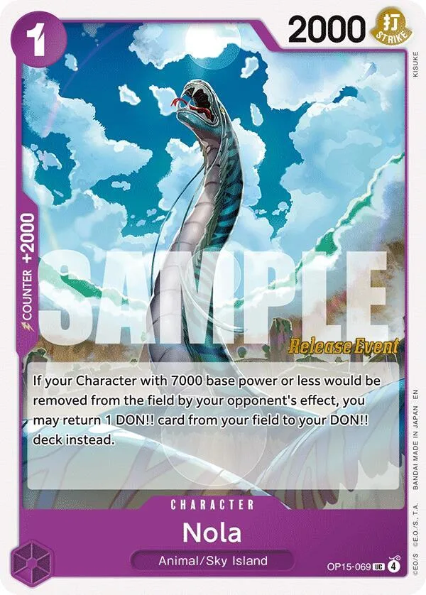Nola Promos: Adventure on Kami's Island card