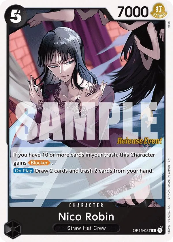 Nico Robin Promos: Adventure on Kami's Island card