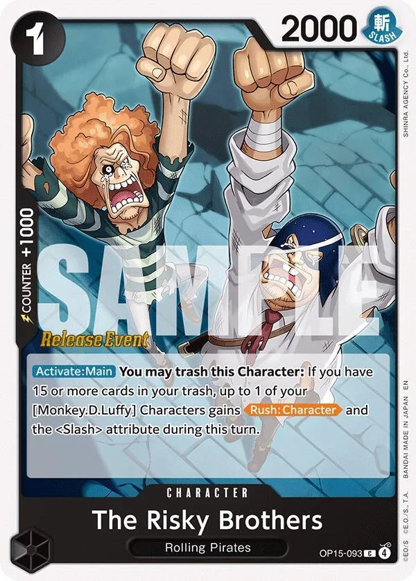 The Risky Brothers Promos: Adventure on Kami's Island card