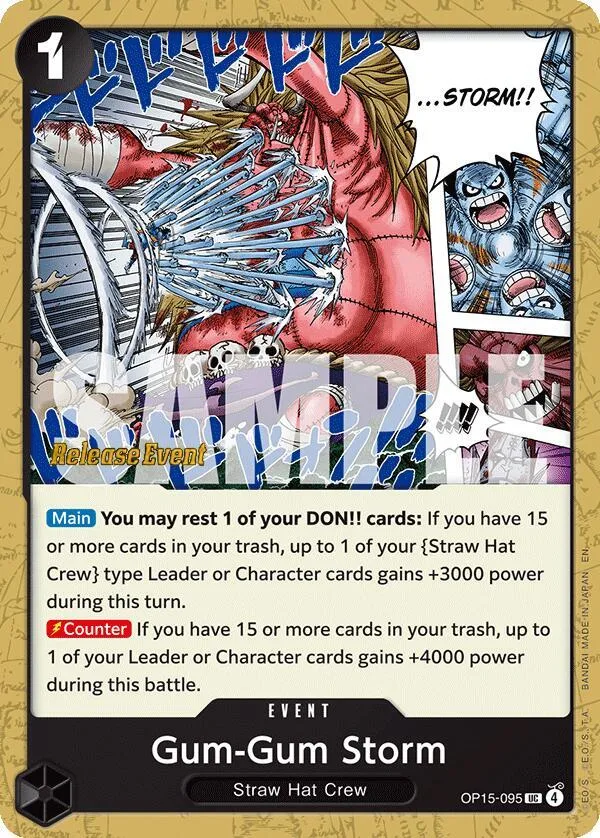 Gum-Gum Storm Promos: Adventure on Kami's Island card