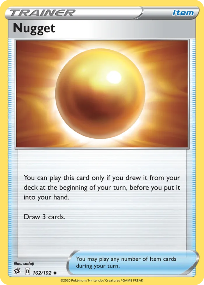 Nugget #162 Rebel Clash Pokemon card