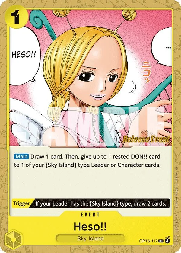 Heso!! Promos: Adventure on Kami's Island card