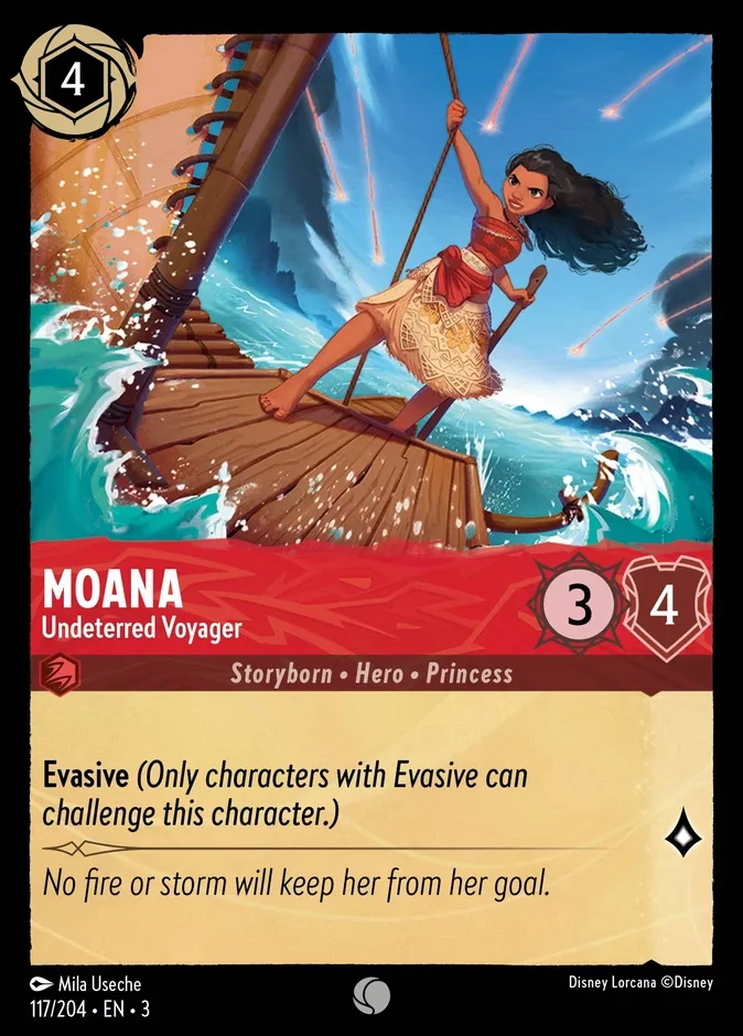 Moana #117 Into the Inklands Disney Lorcana card