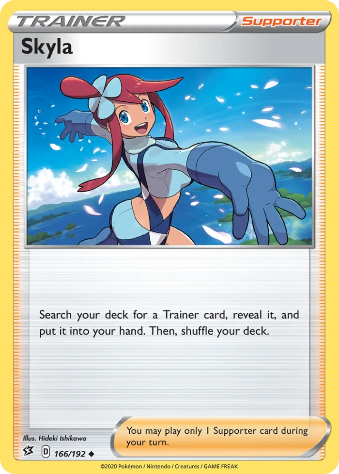 Skyla #166 Rebel Clash Pokemon card