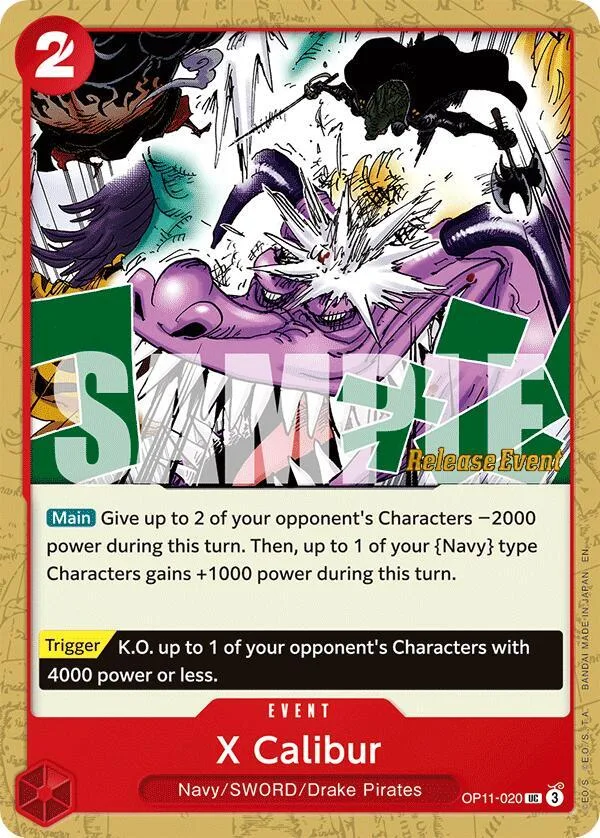 X Calibur Promos: A Fist of Divine Speed card