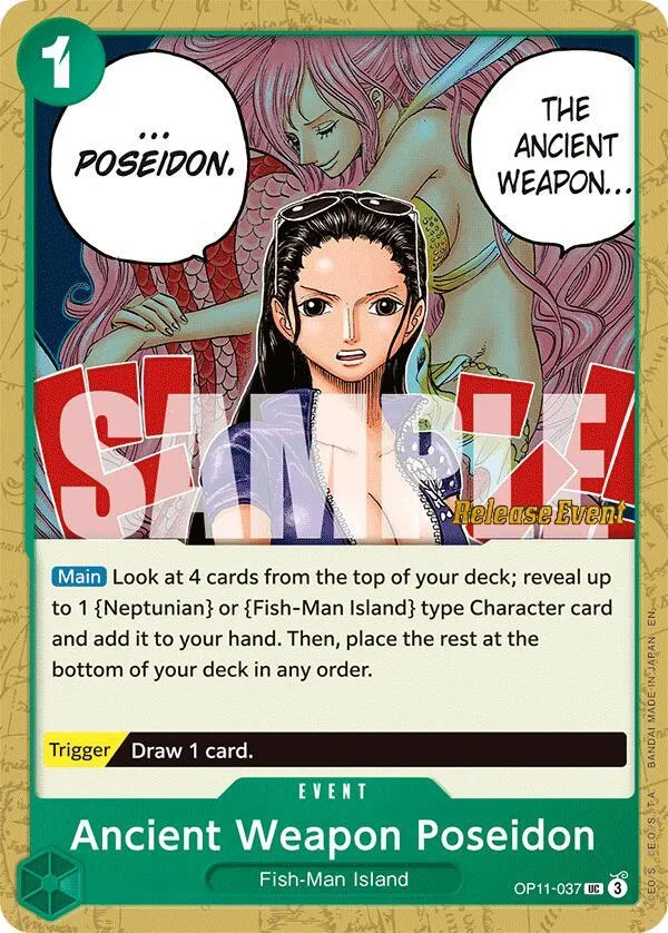 Ancient Weapon Poseidon Promos: A Fist of Divine Speed card
