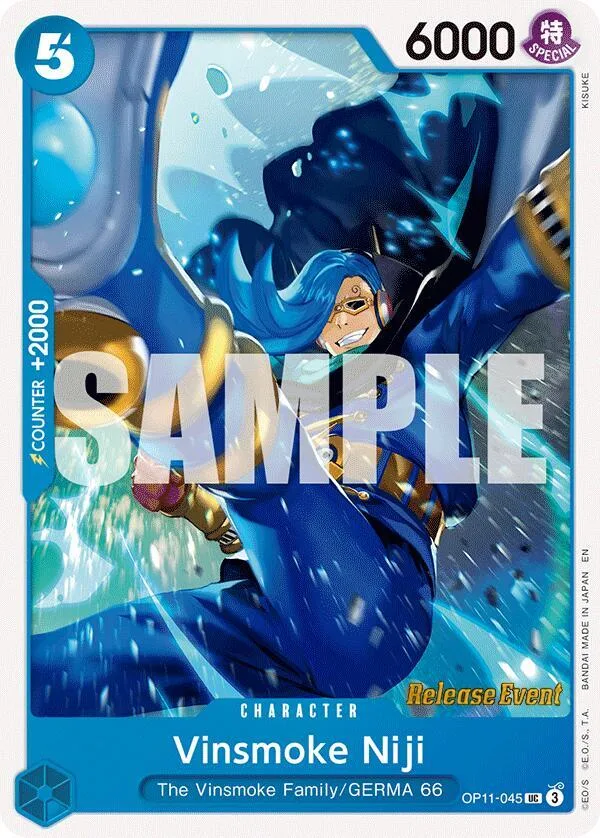 Vinsmoke Niji Promos: A Fist of Divine Speed card
