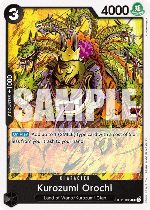 Kurozumi Orochi Promos: A Fist of Divine Speed card