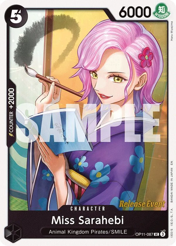 Miss Sarahebi Promos: A Fist of Divine Speed card