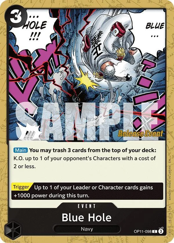 Blue Hole Promos: A Fist of Divine Speed card