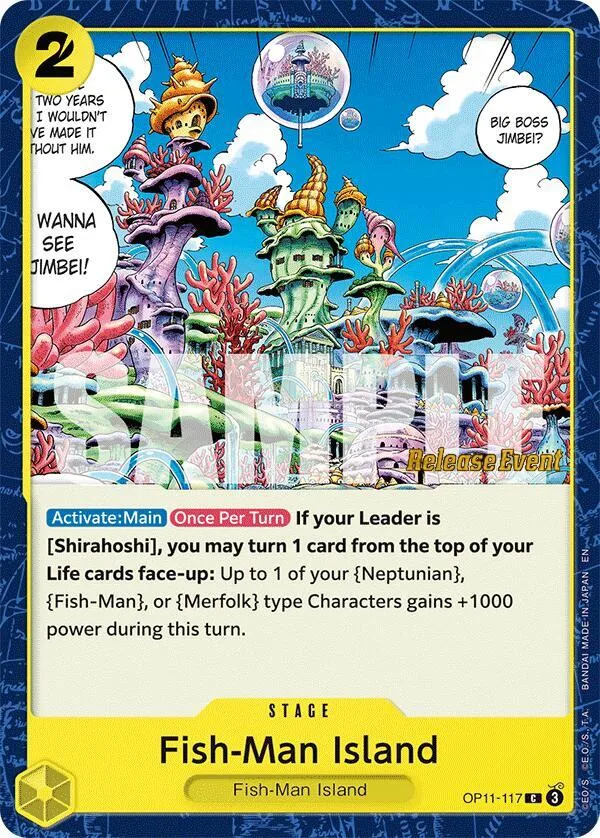 Fish-Man Island Promos: A Fist of Divine Speed card