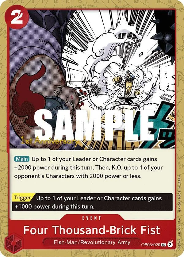 Four Thousand-Brick Fist Promos: Awakening of the New Era card