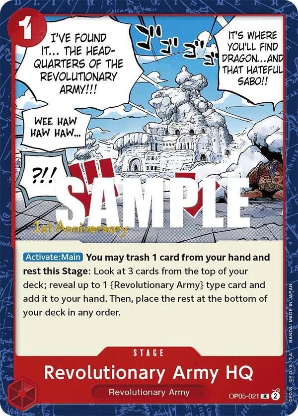Revolutionary Army HQ Promos: Awakening of the New Era card