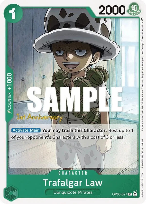 Trafalgar Law Promos: Awakening of the New Era card
