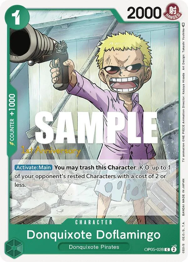 Donquixote Doflamingo Promos: Awakening of the New Era card