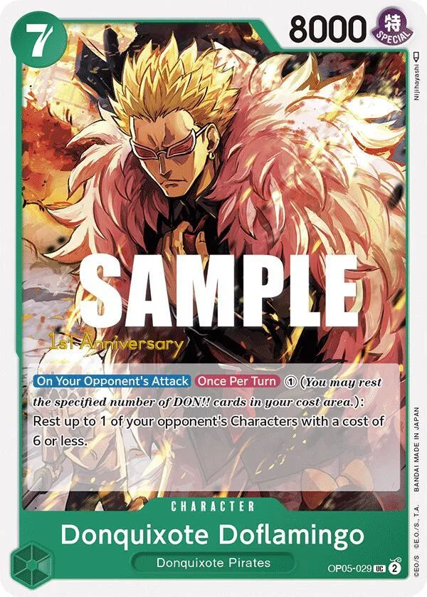 Donquixote Doflamingo Promos: Awakening of the New Era card
