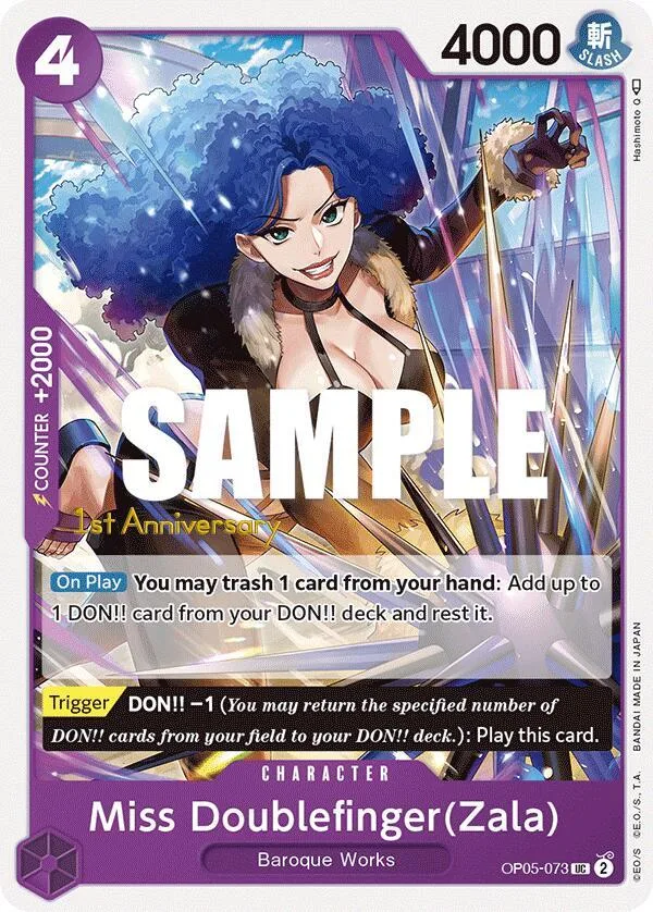 Miss Doublefinger(Zala) Promos: Awakening of the New Era card