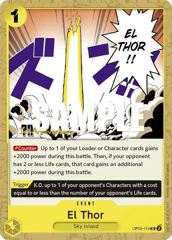 El Thor Promos: Awakening of the New Era card