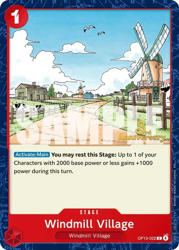 Windmill Village Promos: Carrying on his Will card