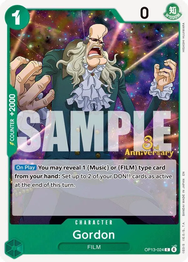 Gordon Promos: Carrying on his Will card