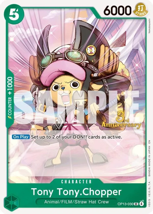 Tony Tony.Chopper Promos: Carrying on his Will card