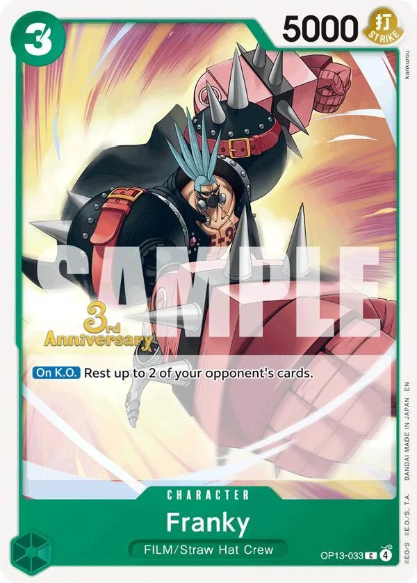 Franky Promos: Carrying on his Will card