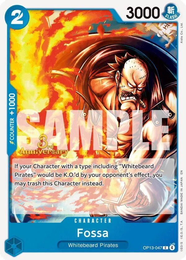 Fossa Promos: Carrying on his Will card