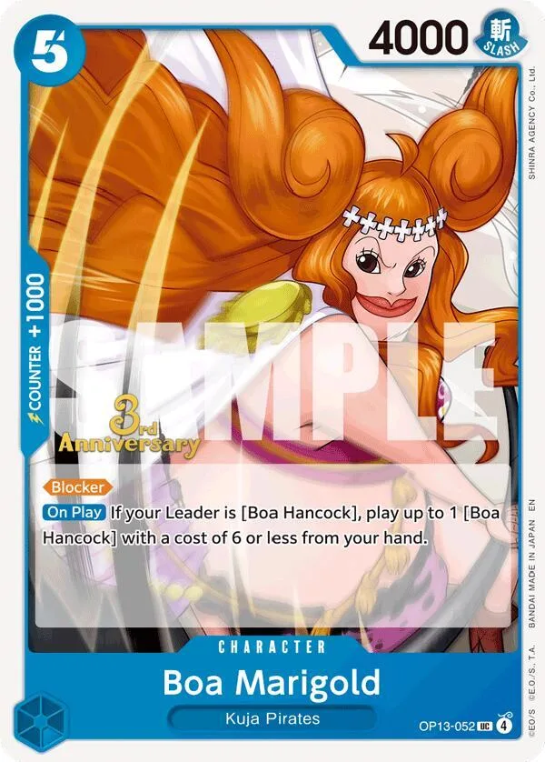 Boa Marigold Promos: Carrying on his Will card