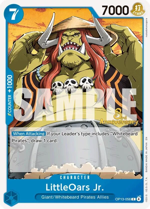 LittleOars Jr. Promos: Carrying on his Will card