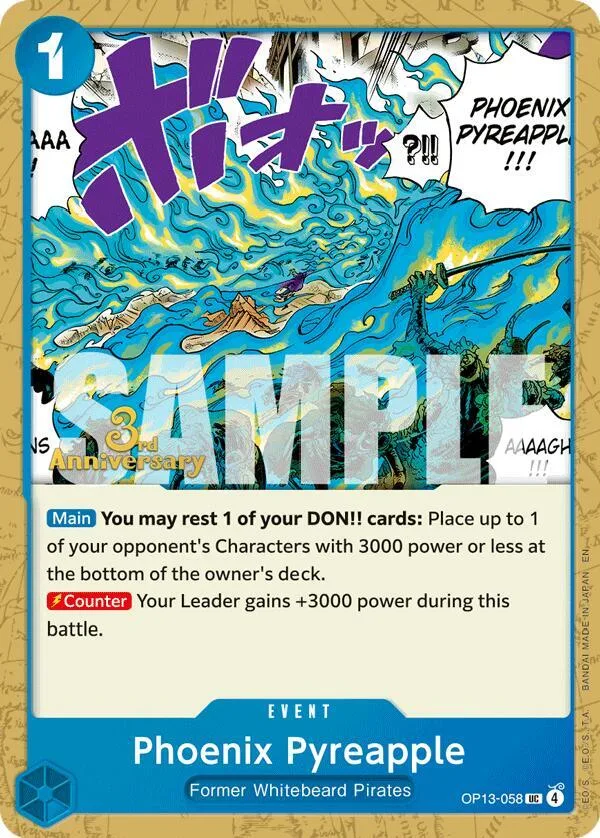 Phoenix Pyreapple Promos: Carrying on his Will card