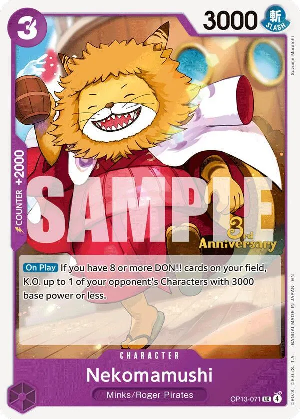 Nekomamushi Promos: Carrying on his Will card