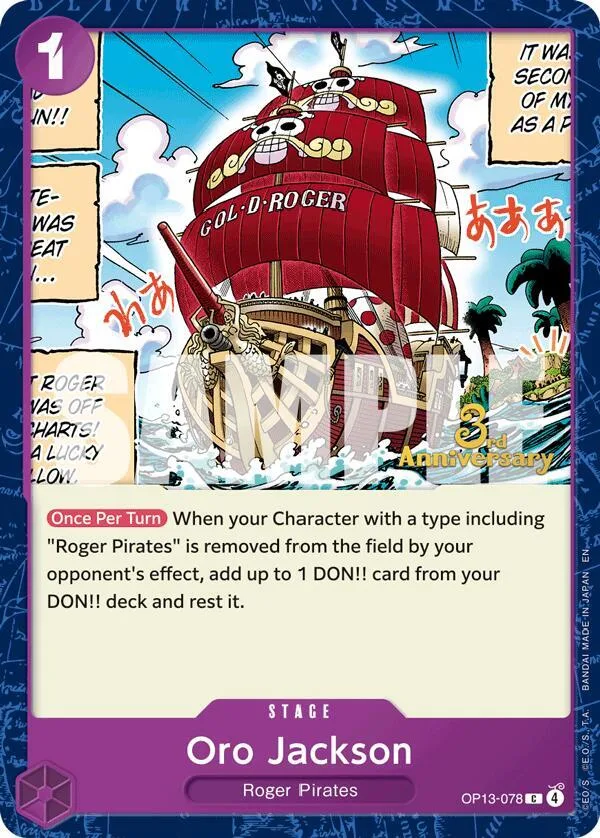 Oro Jackson Promos: Carrying on his Will card