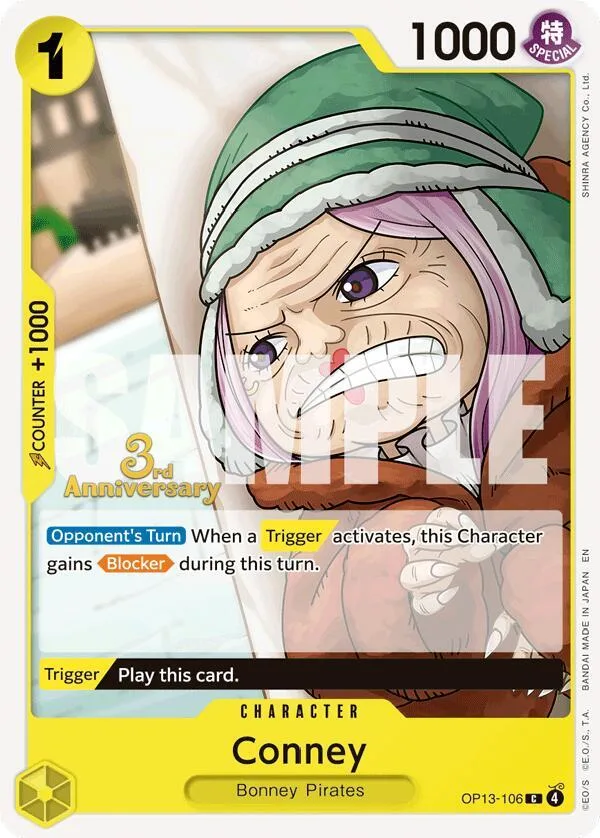 Conney Promos: Carrying on his Will card