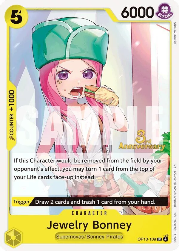 Jewelry Bonney Promos: Carrying on his Will card