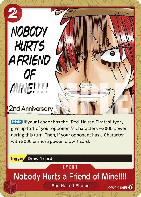 Nobody Hurts a Friend of Mine!!!! Promos: Emperors in the New World card