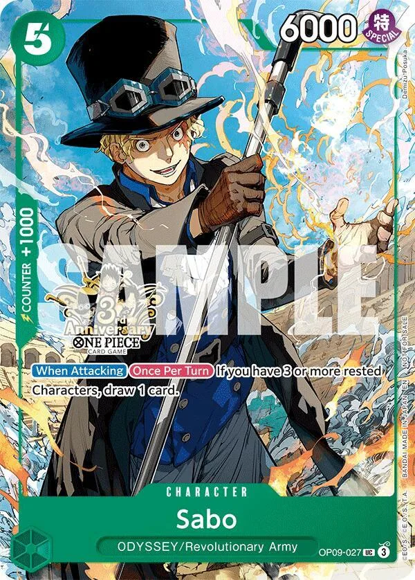 Sabo Promos: Emperors in the New World card
