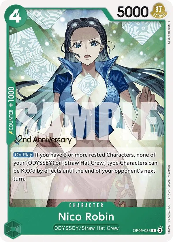 Nico Robin Promos: Emperors in the New World card