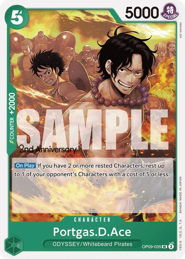 Portgas.D.Ace Promos: Emperors in the New World card