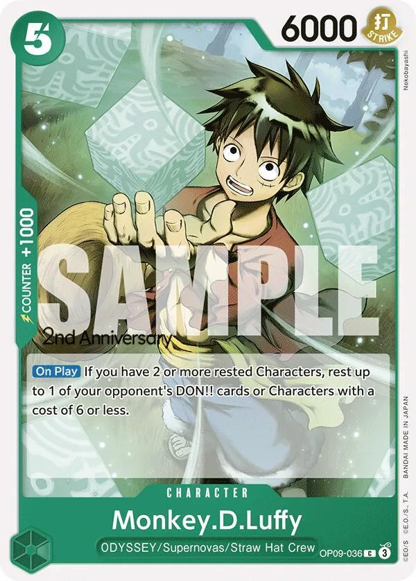 Monkey.D.Luffy Promos: Emperors in the New World card