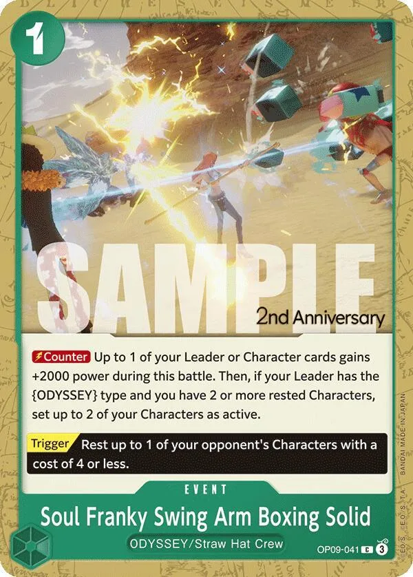 Soul Franky Swing Arm Boxing Solid Promos: Emperors in the New World card