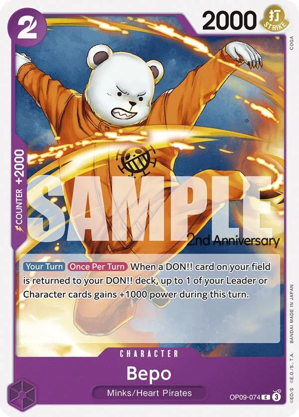 Bepo Promos: Emperors in the New World card